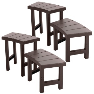Intex 28515 - Banca pentru PureSpa Round 4 locuri 2 parti centrale 2 parti inalte plastic maro 40-62 cm - Img 1