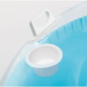 Intex 56800EU Pat dublu cu saltea pneumatica 58001 albastru 335 x 335 cm - Img 2