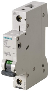 Intrerupator de circuit Siemens 5SL6102-6, 1-polig, 2A, 230400 V