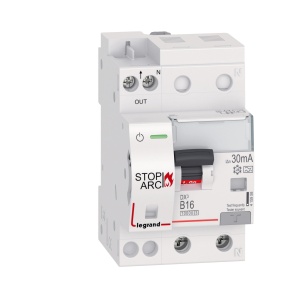 Intrerupator de siguranta Legrand DX3 AFDD B16A, 1PNR, 30mA, 10kA