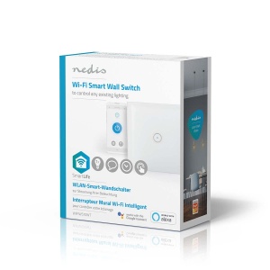 Intrerupator inteligent Nedis SmartLife, conectare Wi-Fi, control vocal, design elegant - Img 3