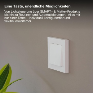 Intrerupator inteligent OSRAM SMART WiFi Matter, 1 canal, alb, 10AX, montaj incastrat - Img 4