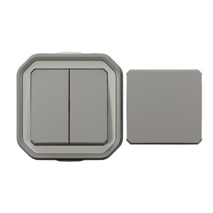 Intrerupator multifunctional Legrand Plexo New 5-in-1, IP55, IK07, Gri - Img 3