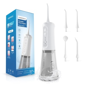 Irigator oral TUREWELL, 310ML, 5 moduri, 4 duze, IPX7