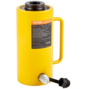 Jack hidraulic VEVOR 30T, 100 mm, portabil, galben - Img 2