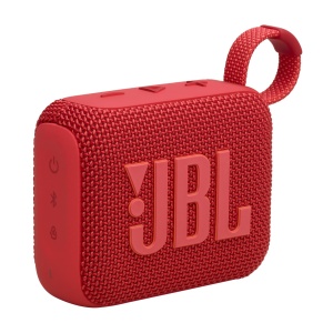 JBL Go 4 - Rosu - Cutie de difuzoare portabile Bluetooth cu sunet JBL Pro, bas profund si functie Playtime Boost - Rezistent la apa si praf - 7 ore de functionare - Img 1