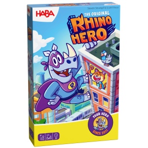 Joc de familie HABA Rhino Hero - joc de indemanare 3D, 5-99 ani