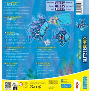 Joc de societate HABA Glitzer Bingo Der Regenbogenfisch, pentru 2-4 jucatori, ab 3 ani - Img 8