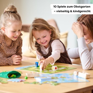 Joc de societate HABA Obstgarten 10 jocuri clasice si noi pentru copii de la 3 ani - Img 2