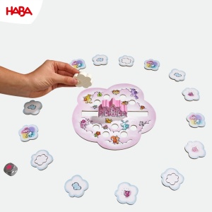 Joc de Stivuire HABA Einhorn Glitzergluck, 5 figurine unicorni, 10 nori, 4 ani - Img 6