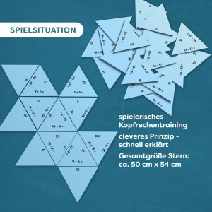 Joc educational HABA Learning Star Rechnen - 36 carti, pentru invatarea matematicii, pentru copii de la 7 ani - Img 4