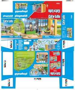 Joc educativ PLAYMOBIL 71331, Set 52 piese, Clasa viitorului, pentru copii 4 - Img 9