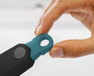 Joseph Joseph Duo Locking Kitchen - Clesti pentru alimente pentru gatit, rezistente la caldura si cu suport integrat pentru scule, opal inchis la culoare - Img 4