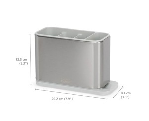Joseph Joseph Surface Light Stone Organizator tacamuri si ustensile de bucatarie din otel inoxidabil - Img 4