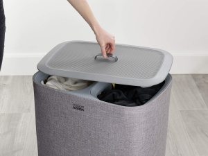 Joseph Joseph Tota 90L Cos de rufe cu capac gri cu separare haine - Img 6