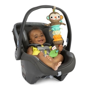 Jucarie Activitate Plus - Bright Starts Pull, Play n Boogie, Culoare Diversa, Recomandat de la Negru - Img 3