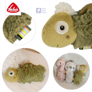Jucarie bebelusi Fehn Stabgreifling Chameleon 042221 cu Rassel Material moale 16 cm - Img 4