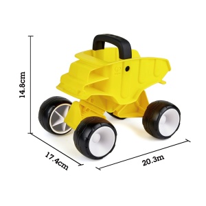 Jucarie camion Hape Kipper cu maner pentru copii 12 luni plastic rezistent - Img 5
