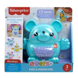 Jucarie creativa pentru copii Fisher-Price FP Pets HXP18, 18 piese, stimuleaza creativitatea - Img 7