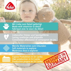Jucarie de plus Capybara Clara Fehn, 14 cm, multicolor - Img 6