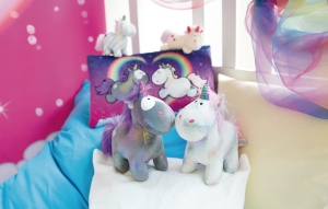 Jucarie de plus NICI Einhorn Star Bringer 22 cm Unicorn gri super moale pentru copii si adulti - Img 5