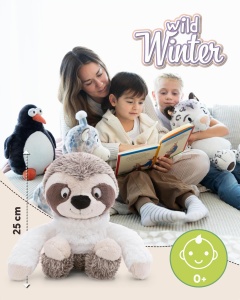 Jucarie de plus NICI Izzy Icetumbler 25cm - bej, moale, pentru copii si adulti - Img 2