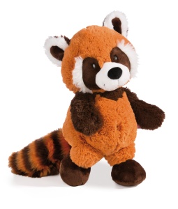 Jucarie de Plus NICI Panda Rosu 25 cm - Moale, Ideal pentru Copii si Bebelusi