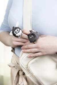 Jucarie de plus Piboo NICI 5cm - Iepuras Skelett, Kawaii, Ideal pentru Cadou - Img 4