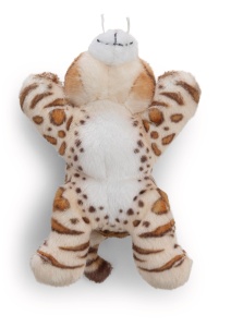 Jucarie din plus NICI Katze Bengal 12cm - maro, cu magnet, ideal pentru birou - Img 4
