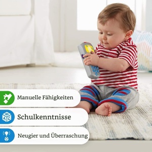 Jucarie educativa Fisher-Price DLD33 cu telecomanda, muzica si lumini pentru bebelusi - Img 7