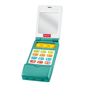 Jucarie educativa Fisher-Price Klapphandy pentru bebelusi, 12 butoane, multilingv