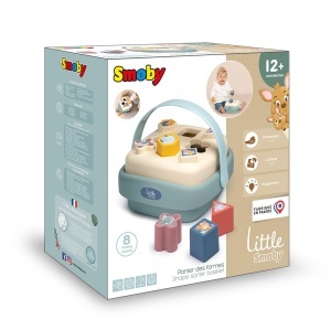 Jucarie educativa Smoby Cos de forme cu 8 blocuri colorate, transportabil - Img 4
