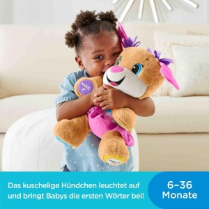 Jucarie interactiva cu muzica Fisher-Price Hundefreundin, 3 niveluri, pentru copii 6 - Img 2
