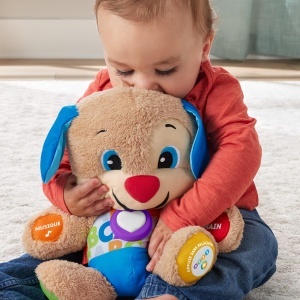 Jucarie interactiva Fisher-Price FPM44 Caine de plus cu muzica Versiune franceza - Img 2