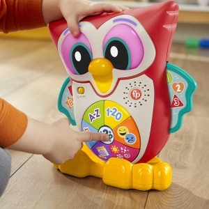 Jucarie interactiva pentru copii Fisher-Price BlinkiLinkis Eula, muzica si lumini, 18 luni - Img 4