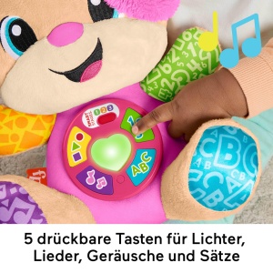 Jucarie muzicala din plus Fisher-Price Hundefreundin, 5 butoane, 80 melodii - Img 4