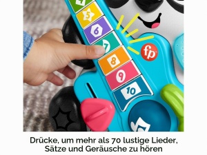 Jucarie muzicala interactiva Fisher-Price HYK93 Panda cu 10 butoane, pentru invatarea numerelor si formelor - Img 4
