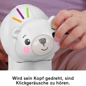 Jucarie pentru bebelusi Fisher-Price Urs Polar cu Detalii Sensoriale, pentru 9 luni - Img 5