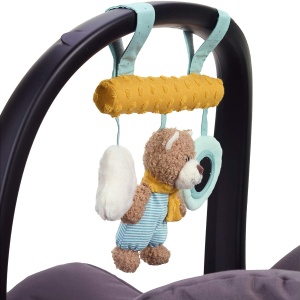Jucarie pentru bebelusi Sterntaler Bar Ben cu Rassel, Multicolor, cu Velcro - Img 3