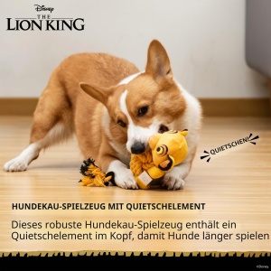 Jucarie pentru caini Disney Simba, 22,9 cm, cu sunet si texturi variate - Img 4