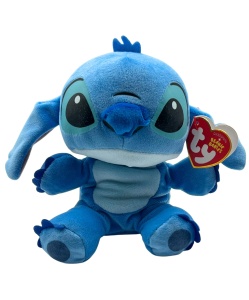 Jucarie Plush Ty Stitch Beanie de 15cm, Cuddly, pentru copii