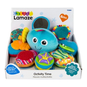 Jucarie senzoriala LAMAZE Octivity Time Omulet Octopus Activitati pentru bebelusi 6 luni - Img 6