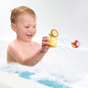 Jucarii de Baie My Mario - Set Spritzfiguri Super Pilz si Feuerblume pentru copii - Img 7