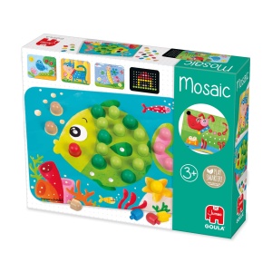 Jumbo Games GOULA Mosaic - Joc colorat cu cuie din lemn pentru copii cu varsta de 3 ani si mai mari - Img 3