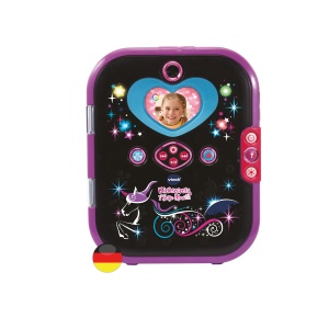 Jurnal digital VTech Kidisecrets Selfie Music 2.0, 128 MB, 2 camere, negru