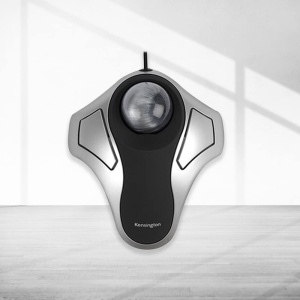 Kensington Orbit TrackBall mouse TrackBall ergonomic cu fir bila de 40 mm compatibil cu Windows si macOS pentru dreptaci si stangaci argintiugri 64327 - Img 2