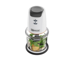 Kenwood EasyChop CHP61.000WH, tocator cu patru lame, bol 0,5 L, actionare sub presiune, 2 viteze, inel antiderapant, poate fi spalat in masina de spalat vase, spargator de gheata, 500 W, alb - Img 2