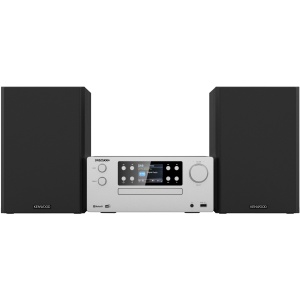 KENWOOD M-925DAB-S - Sistem Micro HiFi cu DAB+, CD, USB, Bluetooth, 2 x 50 Watt RMS si afisaj TFT; Aluminiu mat - Img 1
