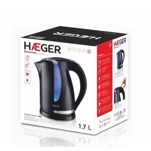 Kettle electric HAEGER Blackness, 1,7 litri, 2200 W, design modern - Img 3