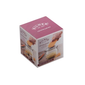 Kilner 0025841 Set Raspatoare din Otel Inoxidabil cu Borcan 05L Transparent - Img 2